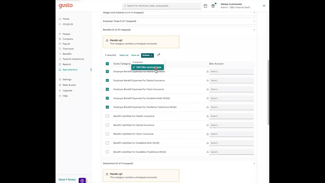 Does Gusto Payroll Integrate With Quickbooks