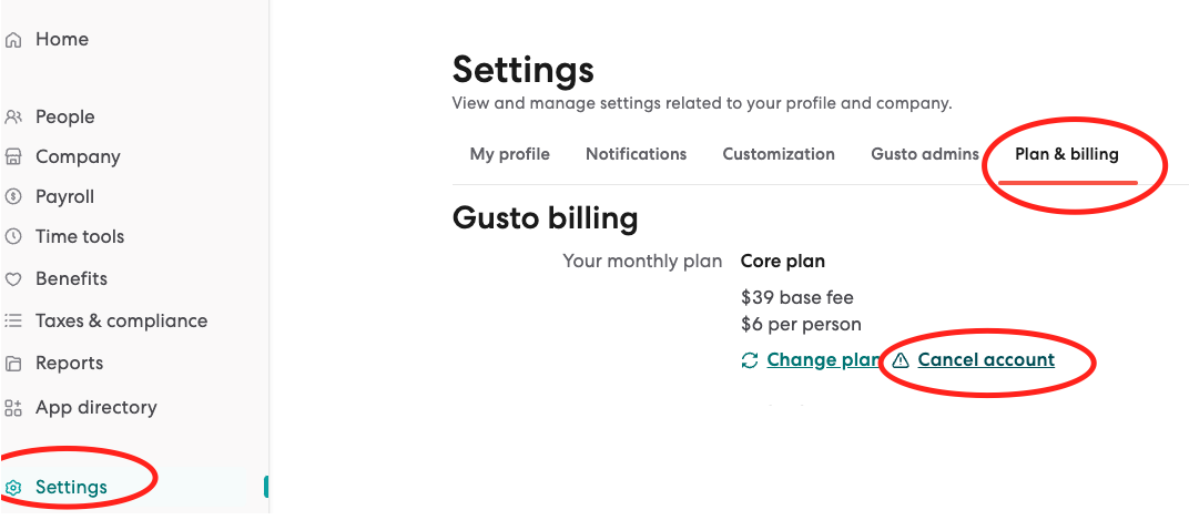 How to Cancel Gusto Payroll